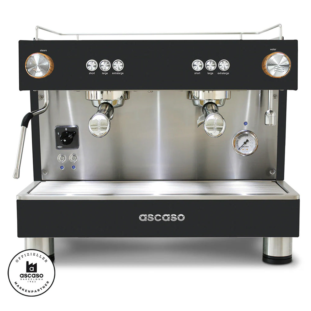 Ascaso Bar Siebträger-Kaffeemaschine, 2-Gruppig