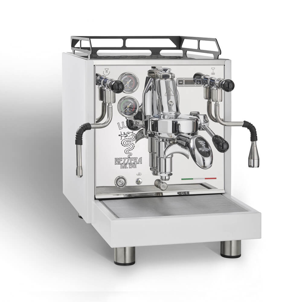 Bezzera Luce S mit PID Siebtraegermaschine Weiß