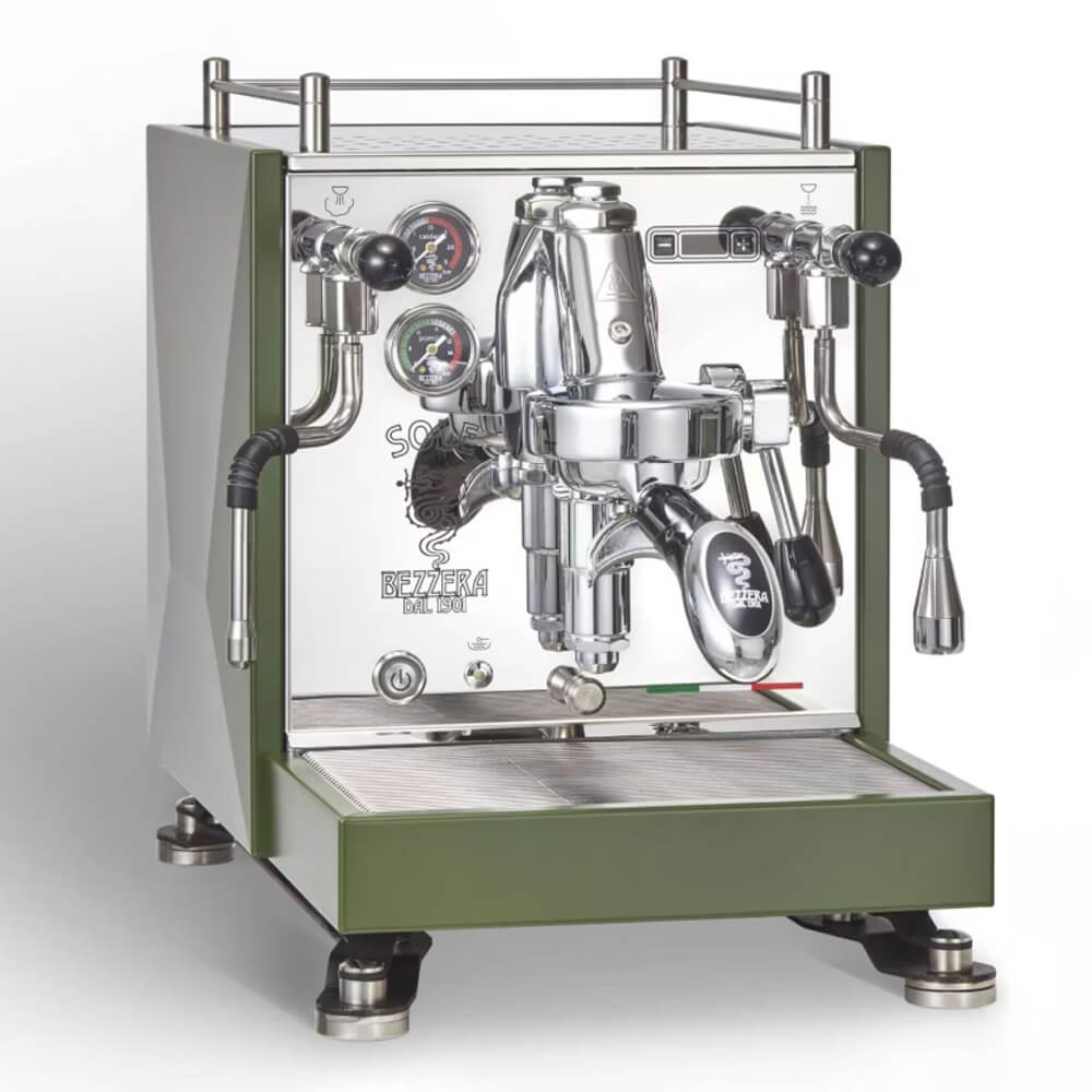 Bezzera SOLE Top PID Siebträgermaschine green