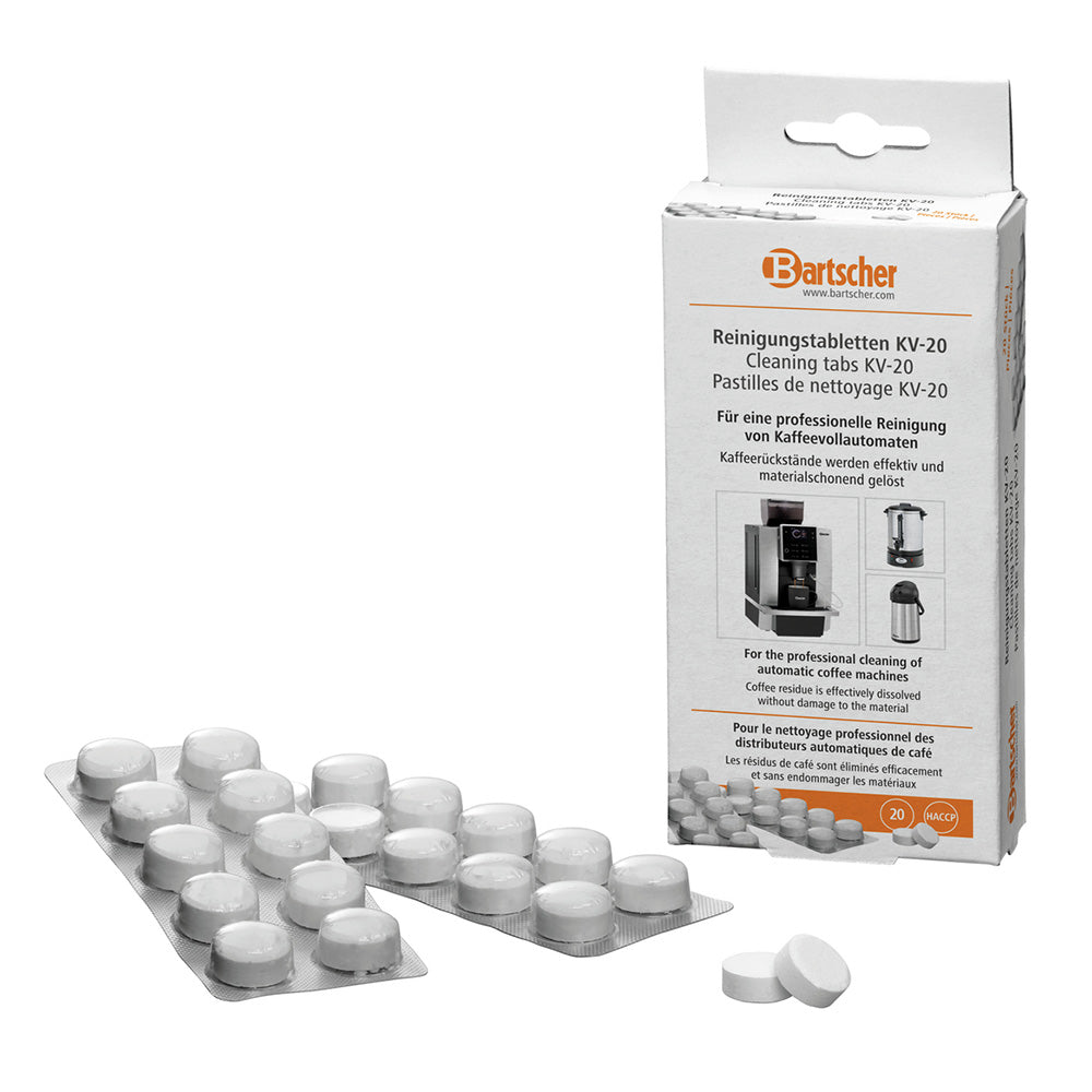 BARTSCHER Reinigungstabletten KV-20 - Cleaning Tablets für Kaffeemaschinen