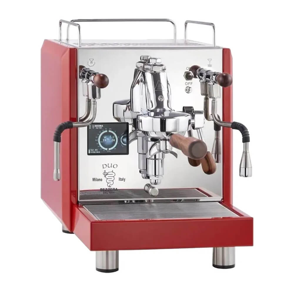 Bezzera Duo - Dual Boiler Siebträgermaschine PM-Version (Manuell)-Rot