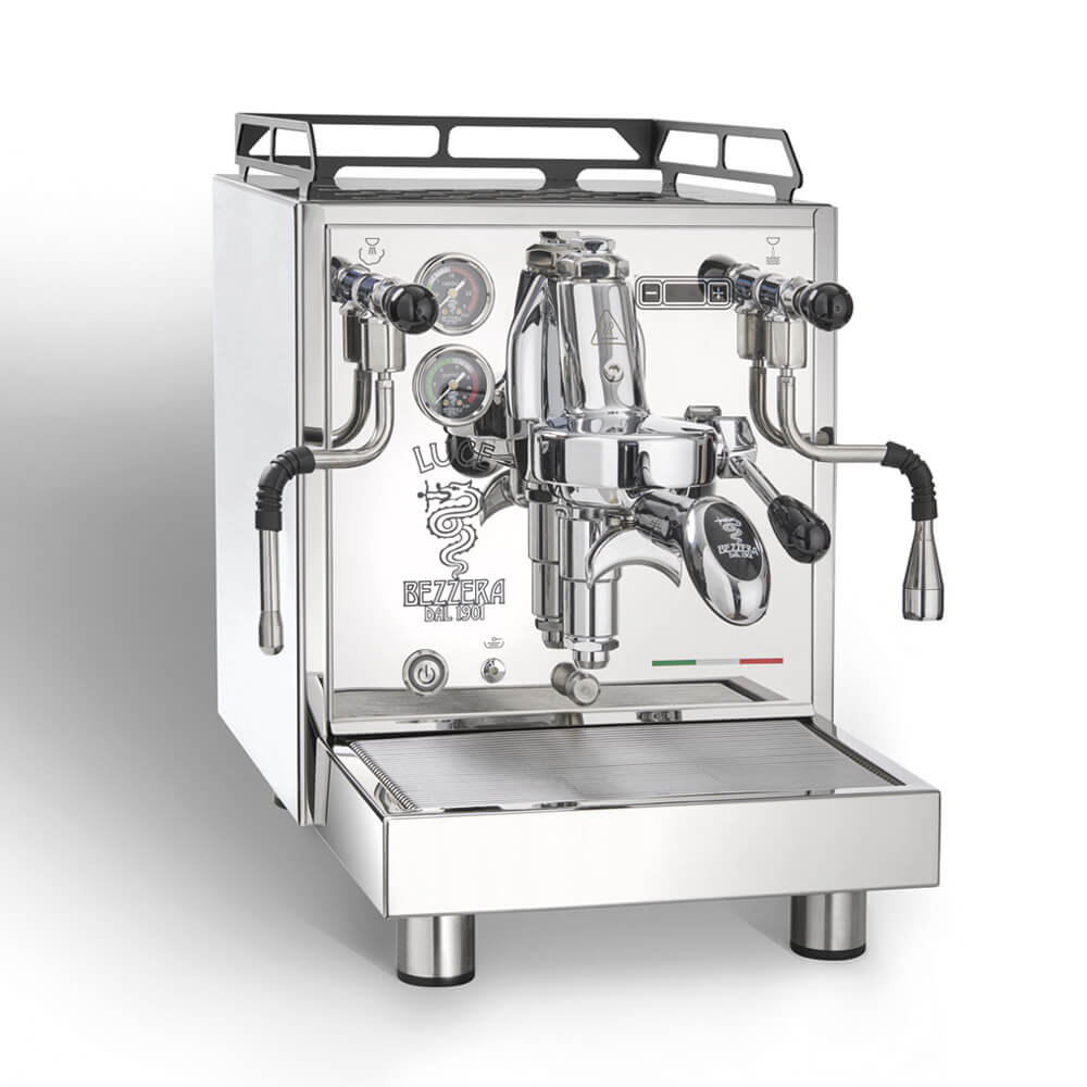 Bezzera Luce S mit PID Siebtraegermaschine Edelstahl