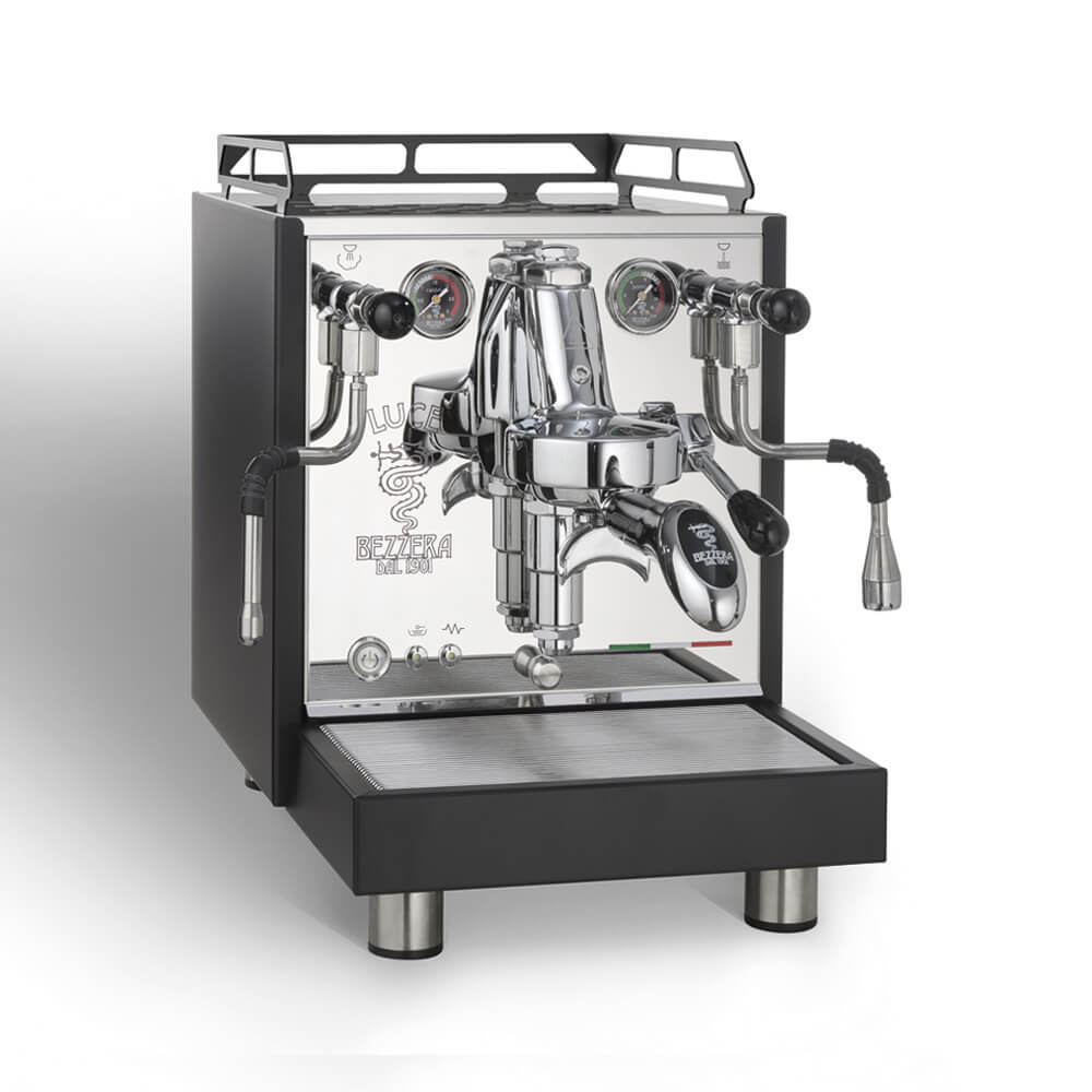 Bezzera Luce S ohne PID Siebtraegermaschine Schwarz