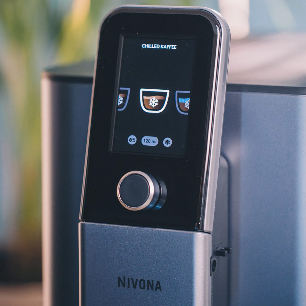 Nivona 8107 RomaticaPlus Cold Brew Kaffeevollautomat Perlenblau